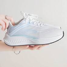 Teniși casual pentru femei la modă, design special al talpei, pantofi de mers eleganți și respirabili, suport confortabil, potriviți pentru purtare zilnică și fitness, pantofi sport, pantofi casual, stil elegant din plasă - Albastru - Vizualizare 2