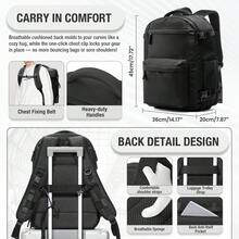 Ba lô du lịch nén chân không, kích thước 40x30x20cm, được Ryanair chấp thuận, có khả năng mở hoàn toàn 180°, chống thấm nước, tăng thêm 30% không gian chứa đồ. - Nhiều màu - Xem 10