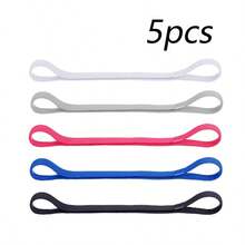 5pcs/Set Multi-Color Sports Headbands, Non-Slip Elastic Thin Headbands, Unisex Fashion Headbands, Sweat-Absorbent Hairbands, Suitable For Yoga, Football, Running, Indoor And Outdoor Sports, Sports Apparel Accessories - Multicolor - View 7