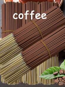 Coffee Scented Incense Sticks, Natural Handmade Aromatherapy Incense, Home Fragrance, Yoga, Meditation, Stress Relief, Long-Lasting Aroma - 咖啡線香棒 - 查看 2