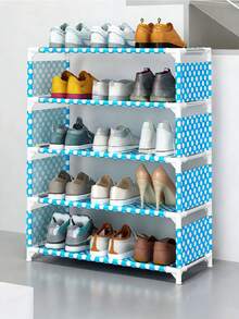 5-Tier Space Saving Shoe Rack Organizer For Entryway Closet Bedroom, Easy To Assemble Sturdy Shoe Storage Shelf, Dust-Proof Waterproof Shoe Stand, Compact Home Shoe Cabinet, Modern Shoe Display Rack For Sneakers Boots Heels, Versatile Shoe Holder Shelving Unit - View 3