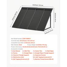 مظلات نوافذ - 44 زول pulverbeschichteter Stahl - مشاهدة 7