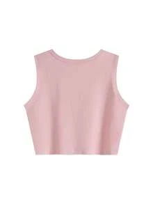Disney Lilo & Stitch Girls Tank Top, 2-14 Years, Cute Castle Graphic Sleeveless Tee, Lightweight Kids Summer Top, Express Delivery - Hồng - Xem 2