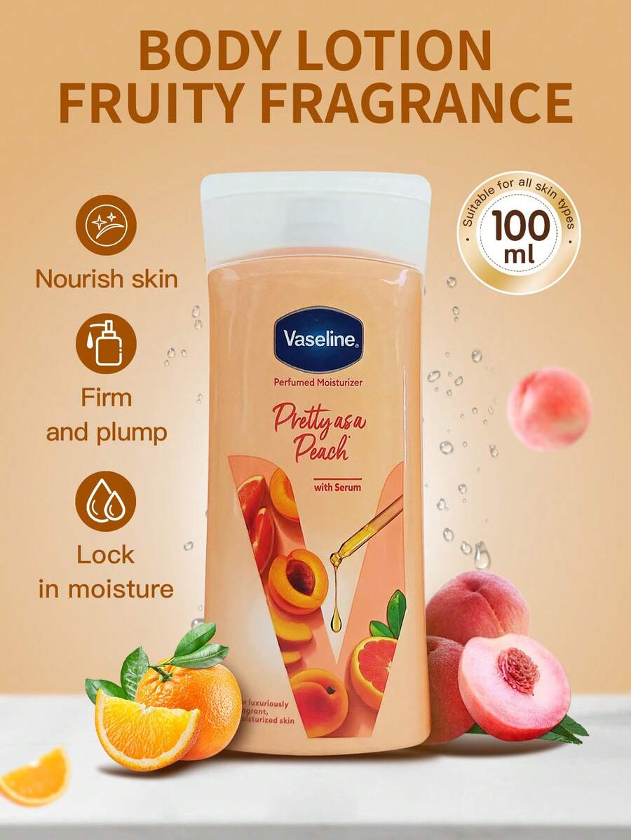 100ml Vaseline 斯里蘭卡水果香氛身體乳液,保濕補水,清新果香,輕盈滋養配方,適用日常全身護理 - 新100ml斯里蘭卡 果香 - 查看 1