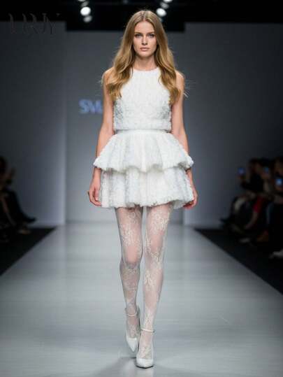 1 Pair Women's Aurora Seamless Tights, High-Quality Nylon Elastic Fabric With Silky Smooth Texture, Multi-Color Styles Fit All Sizes, 3D Textured Anti-Pilling Breathable Sheer Pantyhose, Suitable For Daily Wear, Parties, Office, Dates, Y2K Fashion