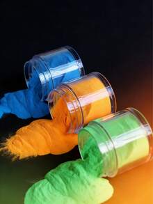 高显色度霓虹美甲浸粉套装，12种浓郁色彩，涂抹顺滑，持久耐用，适用于美甲延长、美甲装饰、美甲艺术设计，家用及美甲沙龙均可使用（1公斤/盒） - 彩色 - 查看 3