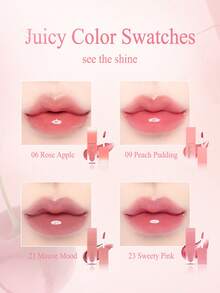 Dasique Moisturizing Lip Tint, 3.5g, Lightweight Color, Long-Lasting Shine, Non-Sticky | Vegan, No Animal Testing, Nourishing Hydration, High Pigmentation, Long-Lasting, Valentine's Day Heart-Shaped Gift - 23Sweety Pink - 查看 8
