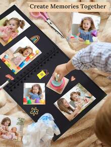 Scrapbook Album, Ideal For Your DIY Scrapbooking, Album, Wedding And Anniversary, Family Photo Album, Graduation Album, Holiday Memory Album - Multiple Colors - View 2