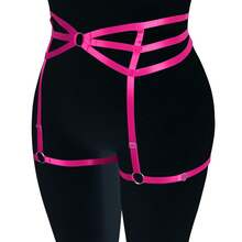 Plus Size Women's Punk Carnival Photography Party Gothic Fashion Thigh Garter, Leg Strap Body Harness Accessory - Multicolor - View 7