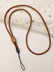 1 dây đeo điều chỉnh được, thiết kế hình gấu kẹo hoạt hình, dây đeo cổ bền chắc đa năng dành cho cả nam và nữ, giá đỡ điện thoại chống thất lạc. - Nhiều màu - Xem 7