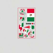1pc Random Design National Flag Sticker, Suitable For 2026 Football Cup, Sports Events, Fan Parties, DIY - Multicolor - View 20