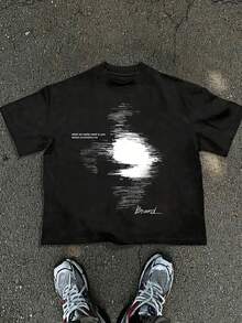Camiseta de Moda para Hombre - Negro - Ver 12