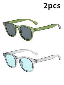 2-piece Set (green, Black, Gray, Blue)