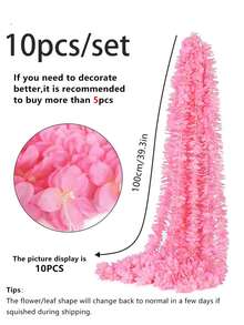 Dây leo hoa cẩm tú cầu/hoa anh đào nhân tạo (1/3/5/10 chiếc), dây leo hoa trang trí cho quà tặng Ngày Valentine, trang trí nhà cửa, bàn ăn, phòng ngủ, địa điểm tổ chức đám cưới, sân vườn ngoài trời, dịp Năm Mới. - Nhiều màu - Xem 10