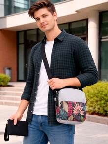 Shendy Vendy Backpack With Large Capacity, 5-Piece Set Fashionable Cool Youth Backpack Pencil Case Laptop School Student - MOD220 灰色2 - 查看 4