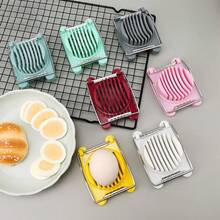 (2pcs) Egg Separator + Random Color Egg Slicer Yolk Maker Set, Hand-Pull Egg White & Yolk Mixer, Egg Beater, Egg Shaker, Non-Cracking Egg Stirrer, Enjoy Eggs More, Blend Egg Nutrition. Essential For Breakfast, Mother's Day Gift For Mom. - Yellow - View 7
