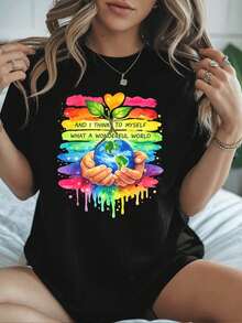 Women T-Shirts - Black - View 1