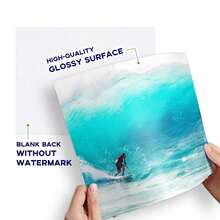 50 Sheets A4 Glossy Photo Paper; Printing Paper; Inkjet Photo Paper; Suitable For Portrait Photos, Flyers, Calendars, Brochures, Etc. - 50 Sheets - View 2
