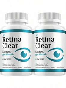 (2 Pack) Retina Eye Support Supplement  RetinaClear Capsules Eye Vitamins - 1 - View 2