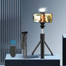 Professional Phone Tripod Selfie Stick With Fill Light, 40 Inch Extendable Wireless Remote Stable Anti-Shake, 360° Rotatable For Outdoor Vlogging Live Streaming, Gift For Women - 查看 12
