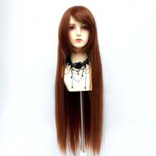 100cm Long Straight Wig With Bangs Ombre Colored Synthetic Wigs For Women, Heat Resistant Anime Cosplay Wigs For Halloween, Christmas - Nhiều màu - Xem 16
