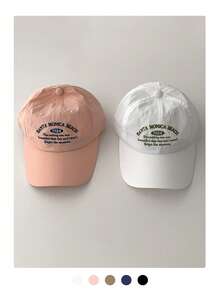 1pc Lightweight Soft Crown Letter Embroidery Quick-Drying Baseball Cap, Women's Breathable Sports Running Sun Protection Cap, Outdoor Camping Casual Hat, Spring/Summer - Quick-drying Baseball Cap - View 3