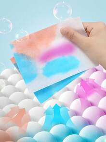 300pcs Color Absorbing Paper, Anti-Dye Laundry Sheets, Suitable For Washing Machine, Cleaning Clothes, Color Absorbing Sheets. 50/100/200/300pcs - Rectangle - View 7