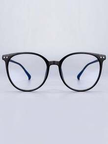 1 Cặp kính gọng vuông bằng nhựa dành cho nam, kiểu dáng cổ điển retro, đính đá, trong suốt. - Nhiều màu - Xem 2