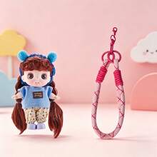Mặt dây chuyền hình nhân vật mini bằng nhựa PVC mềm mại - Trang phục được may thủ công, không phải thú nhồi bông, phụ kiện trang trí túi xách và đồ chơi để bàn, món quà hoàn hảo cho người hâm mộ mô hình anime. - Sưu tầm móc khóa búp bê - Xem 17