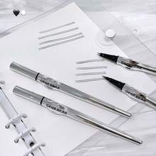 Waterproof & Sweat-Resistant Dual-Ended Eyebrow Pencil, Smudge-Proof Formula, Creates Natural & Full Eyebrows, Buildable Coverage, Precise & Easy Application, Smooth Texture, Suitable For Light Brown To Dark Brown Hair, Daily Wear, Special Occasions & Gift - Multicolor - View 8