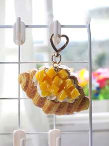 1pc Creative Fruit Dessert Simulated Bread Keychain DIY Multi-Purpose Bag Pendant Mini Gift Small Pendant Bag Accessories - Multicolor - View 10