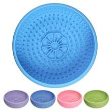 Bát ăn chậm bằng silicon cho thú cưng, bát ăn chậm cho chó, thảm liếm có giác hút, bát ăn chậm chống sặc, đồ chơi giúp thú cưng giảm buồn chán. - 1 lít - Xem 10