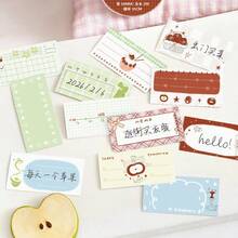 Berry Notes & Grapefruit Orchard PET Stickers, Decorative Background Paper For Journaling, Scrapbooking & Collage DIY Craft Supplies - A - View 2
