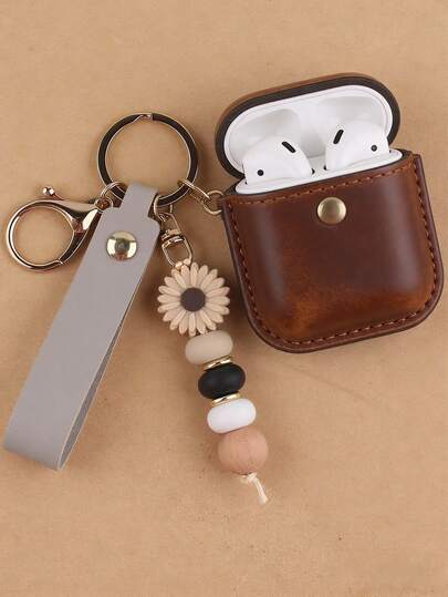 DIY雏菊串珠钥匙扣，花朵吊坠 - 柔和金珠，龙虾扣，适合背包装饰，韩版时尚背包挂饰小配件，包包挂饰配件，汽车钥匙扣，钥匙绳，包包吊坠钥匙扣，钥匙扣配件，女士钥匙扣，送给女性的礼物，送给母亲的礼物，生日礼物，送给朋友的礼物，节日礼物，活动纪念品，派对礼物，送给女性的优雅礼物，教师节礼物，生日礼物，圣诞节礼物，婚礼礼物，情人节礼物