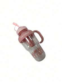 1pc 45oz/1300ml Large Capacity Water Bottle With Straw And Handle, Motivational Half Gallon Water Jug (Unbreakable Big PP Sports Water Bottle With Portable Leak-Proof Design, Ensure You Drink Enough Water, Suitable For Women Indoor Office Outdoor Gym - Multicolor - View 10