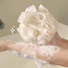 Tulip Bath Flower Scrub Sponge Exfoliating Wonder Bath Ball All-In-One Bathing Glove New Model - 03 - View 5
