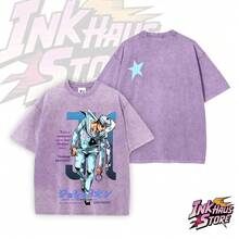 ( Part 8: The Gospel Of ) -- Short Sleeve Cotton Unisex Retro Wash Tee,Cosplay - Black - View 4