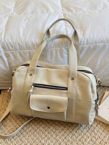Large Capacity Tote Bag For Women, New Spring Travel Shoulder Bag, Elegant Versatile Crossbody Bag - Multicolor - View 10