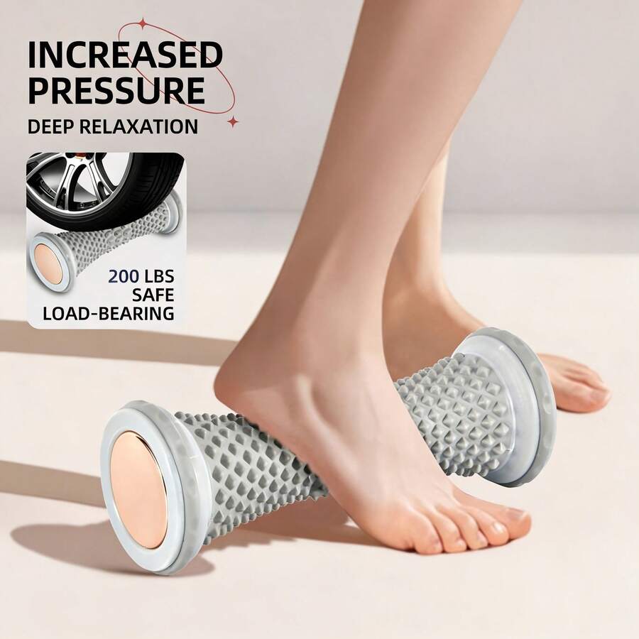 Foot Arch Massage Roller - Yoga, Muscle Relaxation Foot Arch Trainer, Sports Recovery Leg & Foot Massage Roller - A - View 1