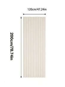 可折叠浴帘，防水加厚浴室隔断帘，卧室干湿分离挂帘 - 1PC - 查看 9