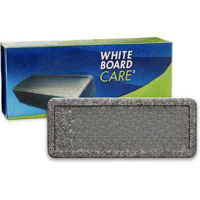 5-1/8" X 1-1/2" Dry Erase Soft Pile Block Whiteboard Eraser, Essential For Office School Classroom