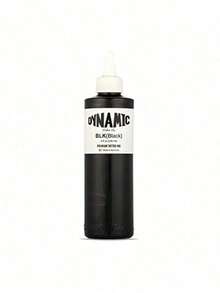 Dynamic Triple Black Tattoo Ink Bottle 8oz - Black 8 Oz - View 2