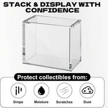 Elite Trainer Box Acrylic Display Case Stackable - 8mm + 5mm Ultra Thick Acrylic With N52 Strong Magnets - ETB Case Protector - Compatible With Elite Trainer Boxes - View 5
