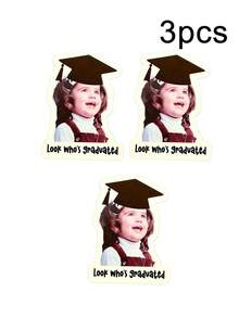 Customizable Multi-Size Photo Stickers, Personalized Photo Stickers, Graduation Stickers, Waterproof Stickers, Stickers, Meaningful Gifts, Commemorative Gifts, For Her, Friends, Students, Employees, School, Home, Office, Graduates, Multi-Functional, Customizable, Personalized - Multicolor - View 13