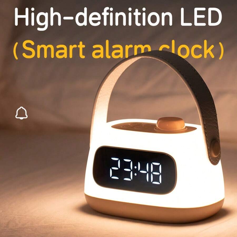 LED Modern Multifunctional Digital Alarm Clock With Ambient Light, Adjustable Brightness And Timer, 12/24 Hour, Dual Alarm And Countdown Function - Stylish Square Design, Suitable For Bedroom And Living Room Decor, Bedroom Alarm Clock Gift, Home Decor Clock