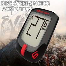 Wired Bike Speedometer LCD Display Bicycle Odometer Stopwatch Time Display Cycling For Mountain Road Bike - T6 Bicycle Speedometer - View 1