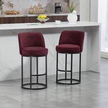 Barstools - Burgundy - View 8
