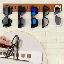 1 chiếc giá treo kính thời trang bằng gỗ phong cách vintage - gắn tường, đựng tối đa 9 cặp kính, điểm nhấn trang trí nhà hoàn hảo, tiết kiệm không gian, dễ lắp đặt, bền và phong cách - Nhiều màu - Xem 2