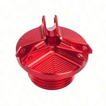 1 Pc Universal 6061 Aluminum Alloy Motorcycle Engine Oil Filler Cap With O-Ring - A - View 8