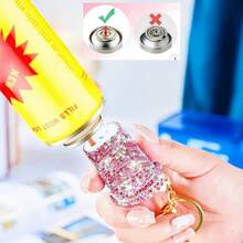 Pink Rhinestone Boba Lighter With Keychain, Cute Refillable Butane Lighter (Fuel Not Included), Sparkly Bubble Tea Shaped Gas Lighter With Adjustable Flame, Aesthetic Pink Gift For Women - 查看 7